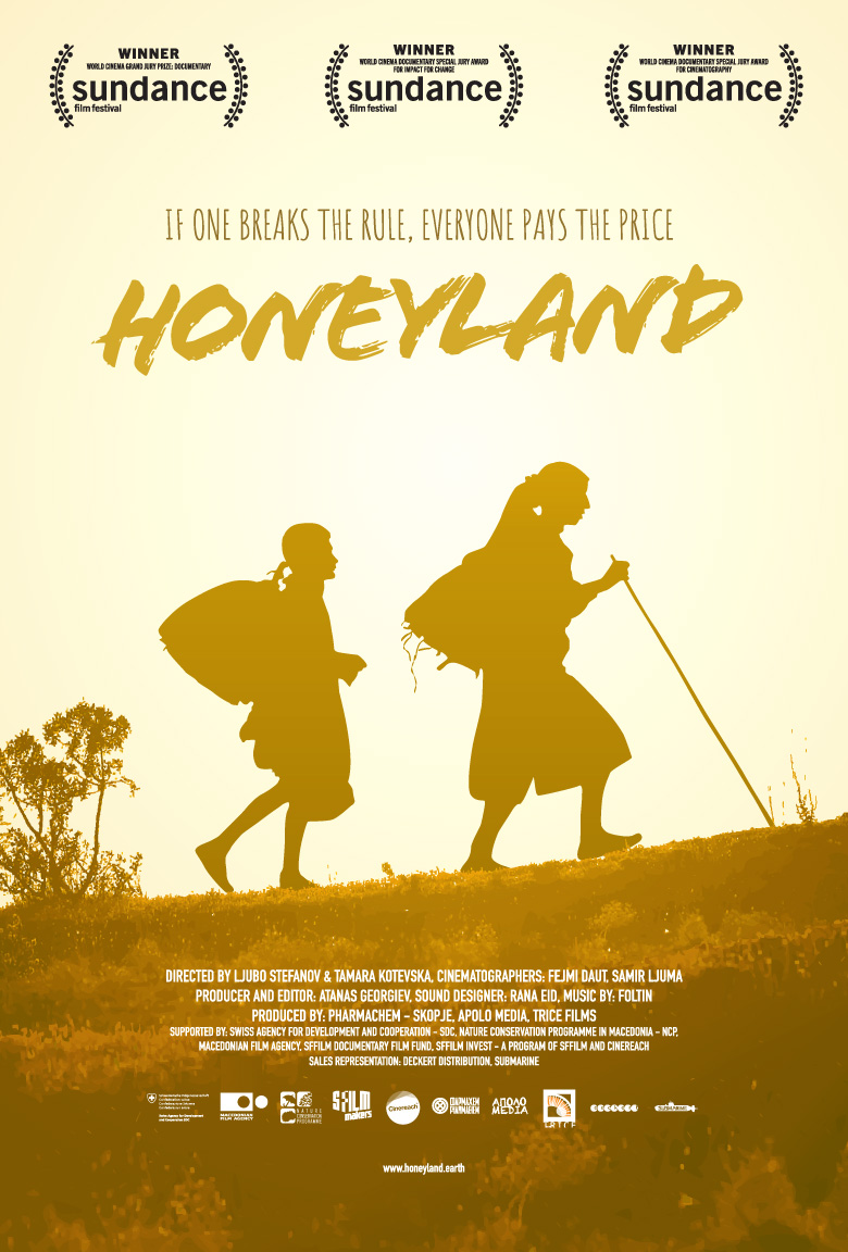 Honeyland Documentary Poster design and illustration