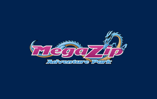 Megazip Adventure Park logo design